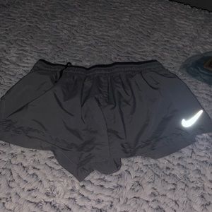 nike grey running shorts